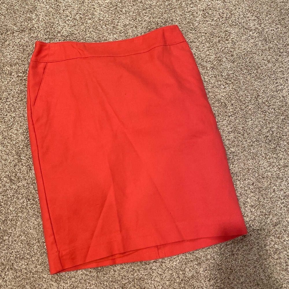 Merona Coral Pencil Skirt